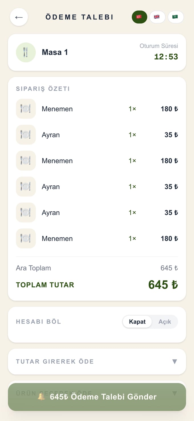 Hesabı böl